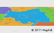 Political Panoramic Map of Plock I