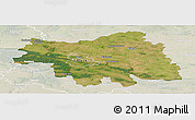 Satellite Panoramic Map of Plock I, lighten