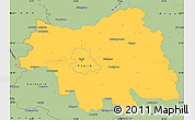 Savanna Style Simple Map of Plock I