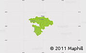 Physical Map of Pruszkow, cropped outside