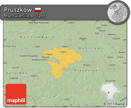 Savanna Style Map of Pruszkow