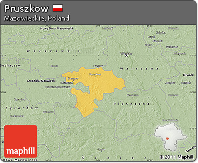 Savanna Style Map of Pruszkow