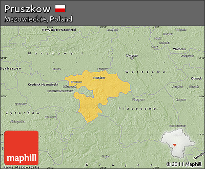 Savanna Style Map of Pruszkow