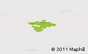 Physical Panoramic Map of Pruszkow, cropped outside