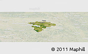 Satellite Panoramic Map of Pruszkow, lighten