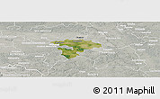Satellite Panoramic Map of Pruszkow, lighten, semi-desaturated