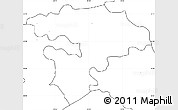 Blank Simple Map of Pruszkow, no labels