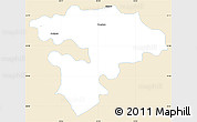 Classic Style Simple Map of Pruszkow, single color outside