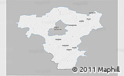 Gray 3D Map of Radom I, single color outside