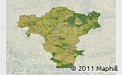 Satellite 3D Map of Radom I, lighten