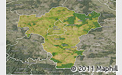 Satellite 3D Map of Radom I, semi-desaturated