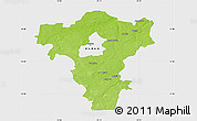 Physical Map of Radom I, single color outside