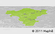 Physical Panoramic Map of Radom I, lighten, desaturated