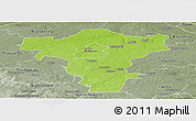 Physical Panoramic Map of Radom I, semi-desaturated