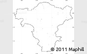 Blank Simple Map of Radom I, cropped outside, no labels
