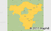 Savanna Style Simple Map of Radom I, single color outside