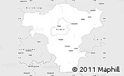 Silver Style Simple Map of Radom I