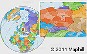 Political Location Map of Radom