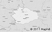 Silver Style 3D Map of Sierpc