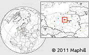 Blank Location Map of Sierpc