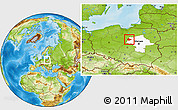 Physical Location Map of Sierpc, highlighted parent region