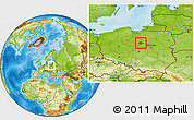 Physical Location Map of Sierpc
