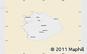 Classic Style Map of Sierpc, single color outside