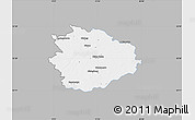 Gray Map of Sierpc, single color outside