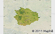Satellite Map of Sierpc, lighten