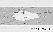 Gray Panoramic Map of Sierpc