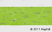 Physical Panoramic Map of Sierpc