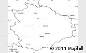 Blank Simple Map of Sierpc