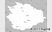 Gray Simple Map of Sierpc