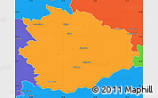 Political Simple Map of Sierpc