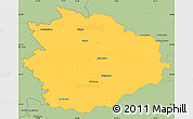 Savanna Style Simple Map of Sierpc