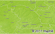 Physical 3D Map of Sokolow Podlaski