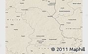 Shaded Relief Map of Sokolow Podlaski