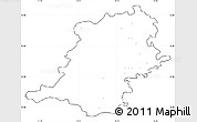 Blank Simple Map of Wyszkow, cropped outside, no labels