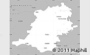 Gray Simple Map of Wyszkow