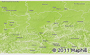 Physical 3D Map of Debica