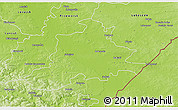 Physical 3D Map of Jaroslaw