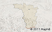 Shaded Relief 3D Map of Jaslo, lighten