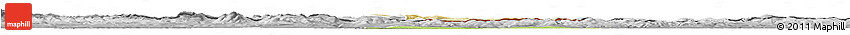 Physical Horizon Map of Jaslo, desaturated