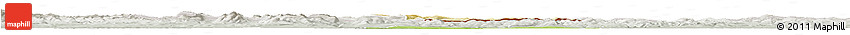 Physical Horizon Map of Jaslo, lighten, semi-desaturated