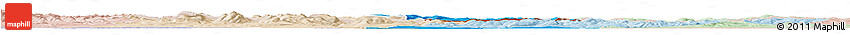 Political Horizon Map of Jaslo, lighten