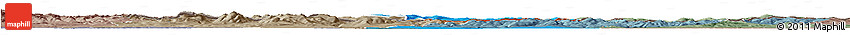 Political Horizon Map of Jaslo, semi-desaturated