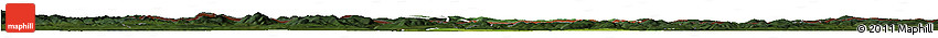 Satellite Horizon Map of Jaslo, darken