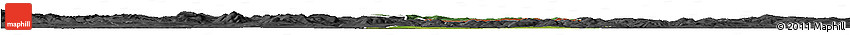 Satellite Horizon Map of Jaslo, darken, desaturated