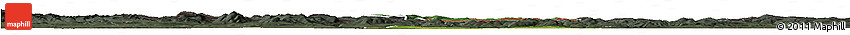 Satellite Horizon Map of Jaslo, darken, semi-desaturated
