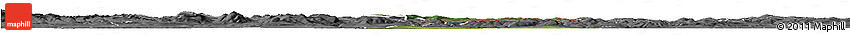 Satellite Horizon Map of Jaslo, desaturated